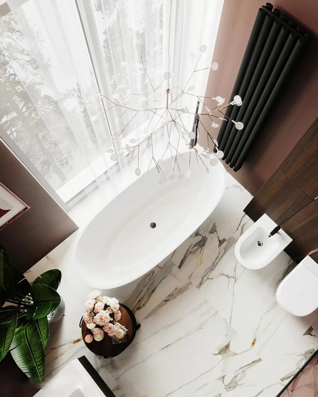 SACA莎卡轻奢：当下流行的浴室设计趋势，给你一些新灵感！(图2)